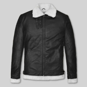 B3 Aviator Black Leather Jacket