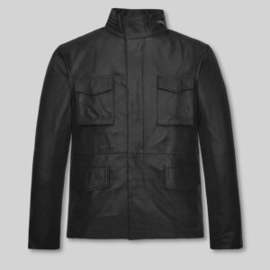 Military M-65 Leather Jacket